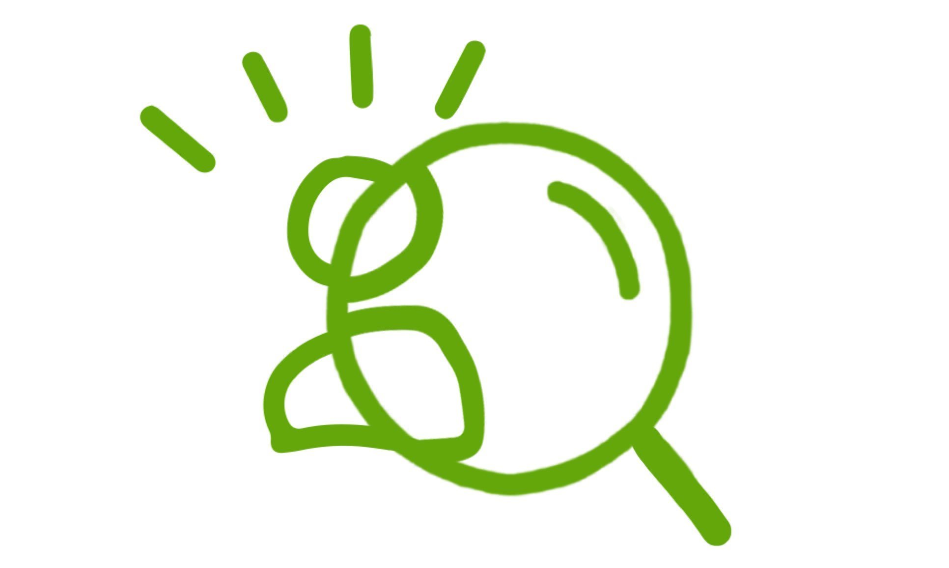 Abstrakt illustration i grönt