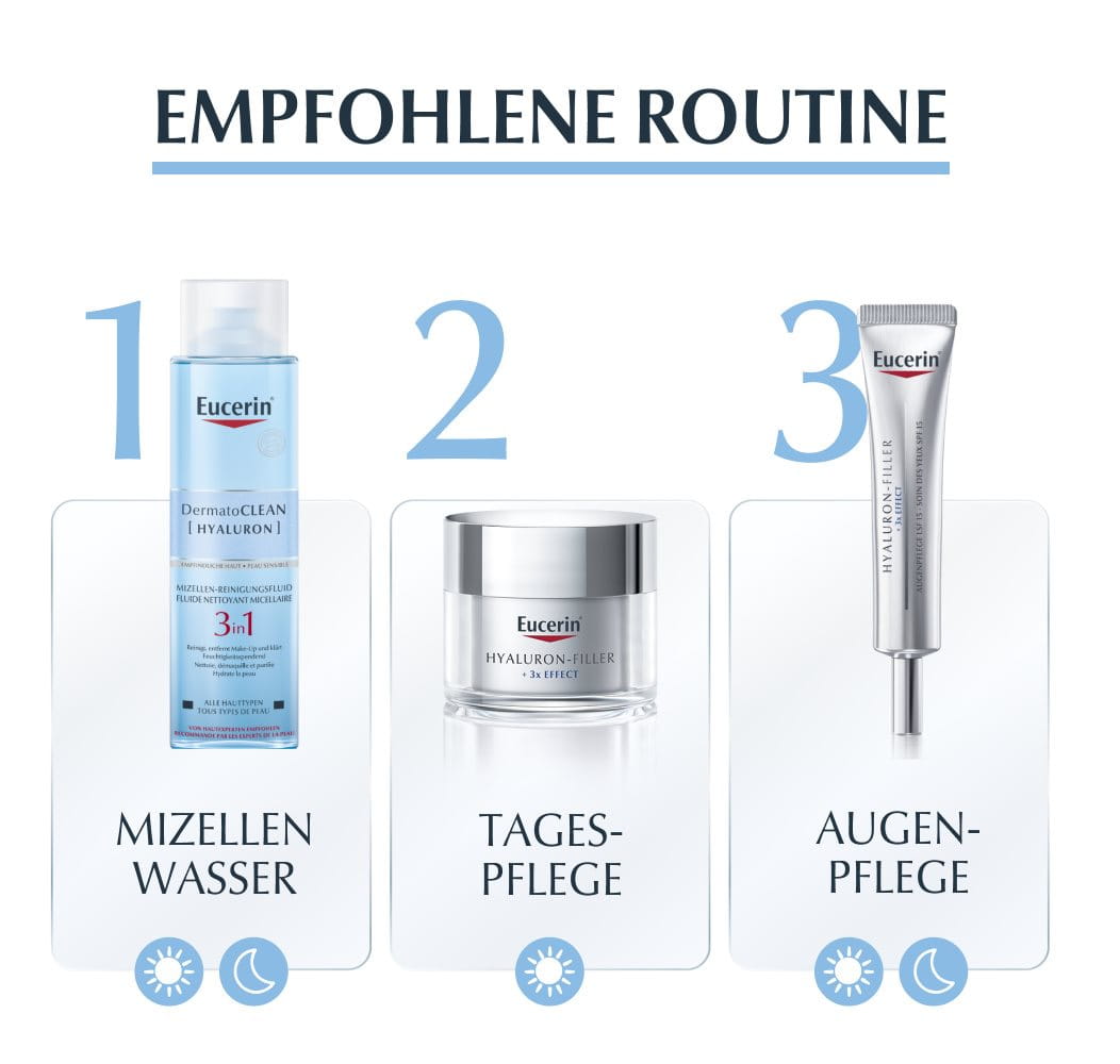 Milmil Mizellenwasser Make-up-Entferner 3-in-1 – Mit Rosenwasser & Kamille, Reinigt & Befeuchtet, 3x 500 Ml