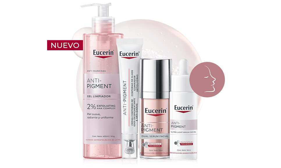Nuevo Anti-Pigment Gel Limpiador, Anti-Pigment Ultra Light Serum, Anti-Pigment Dual Serum & Anti-Pigment Contorno de Ojos