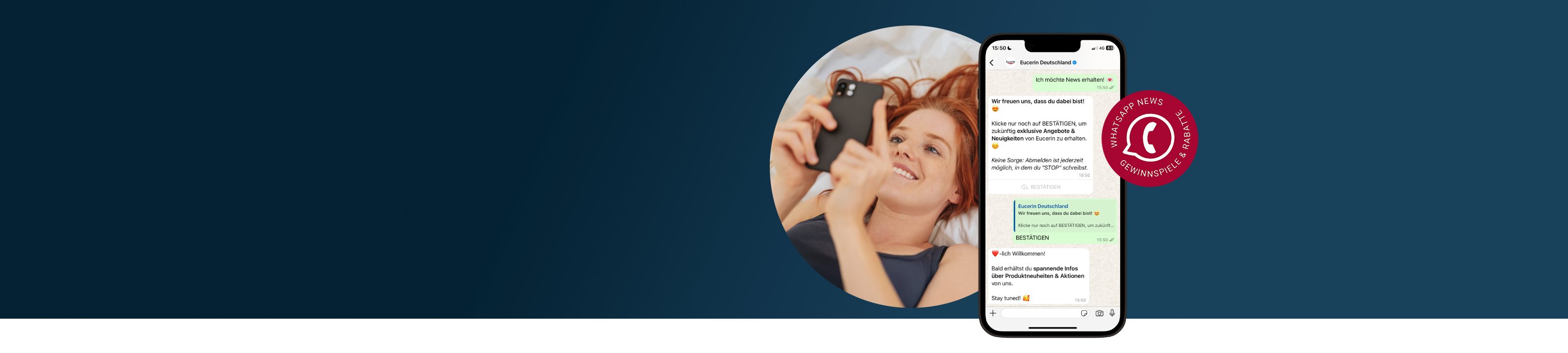 Eucerin Whatsapp Newsletter