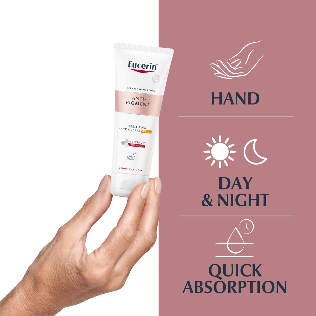 Correcting Hand cream / for reducing age spots /Anti-Pigment