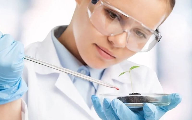 A scientist run a testing