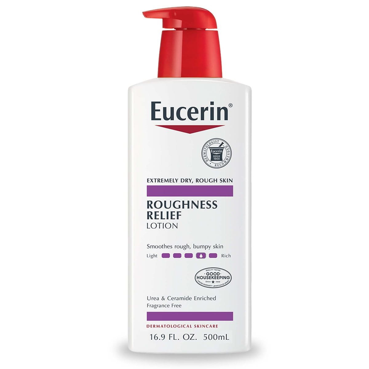 Eucerin Roughness Relief Body Lotion, Unscented Body Lotion