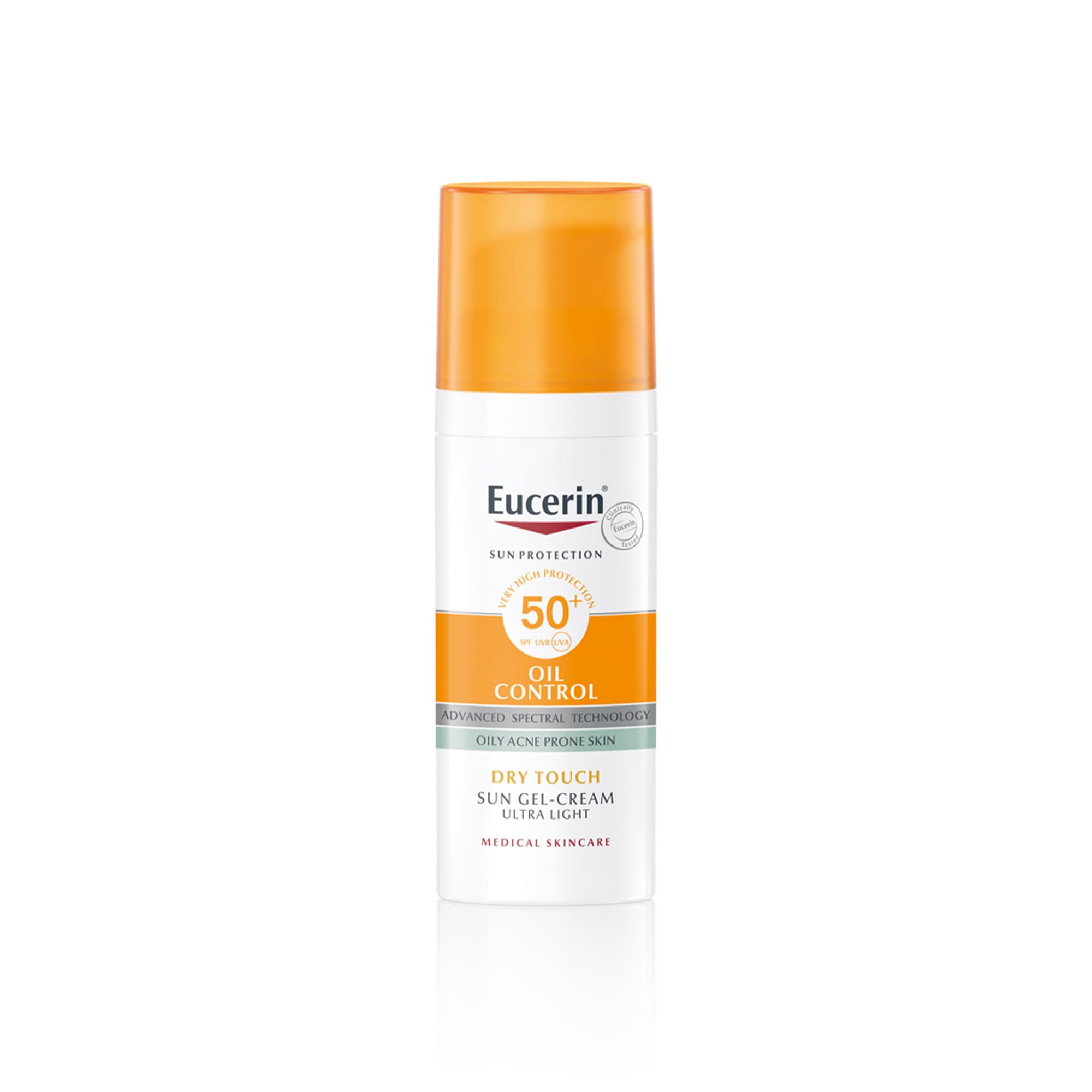 Sun Cream Gel for Oily and Acne-Prone Skin Eucerin Sun Face Oil Control  Gel-Cream SPF 50+