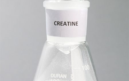 conical flask with Creatine
