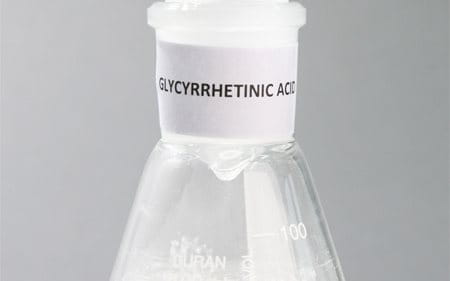 conical flask with Glycyrrhetinic Acid
