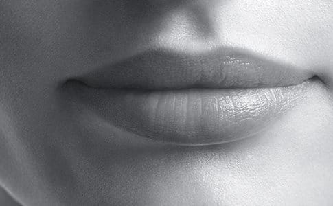 Bild som visar återfuktade läppar