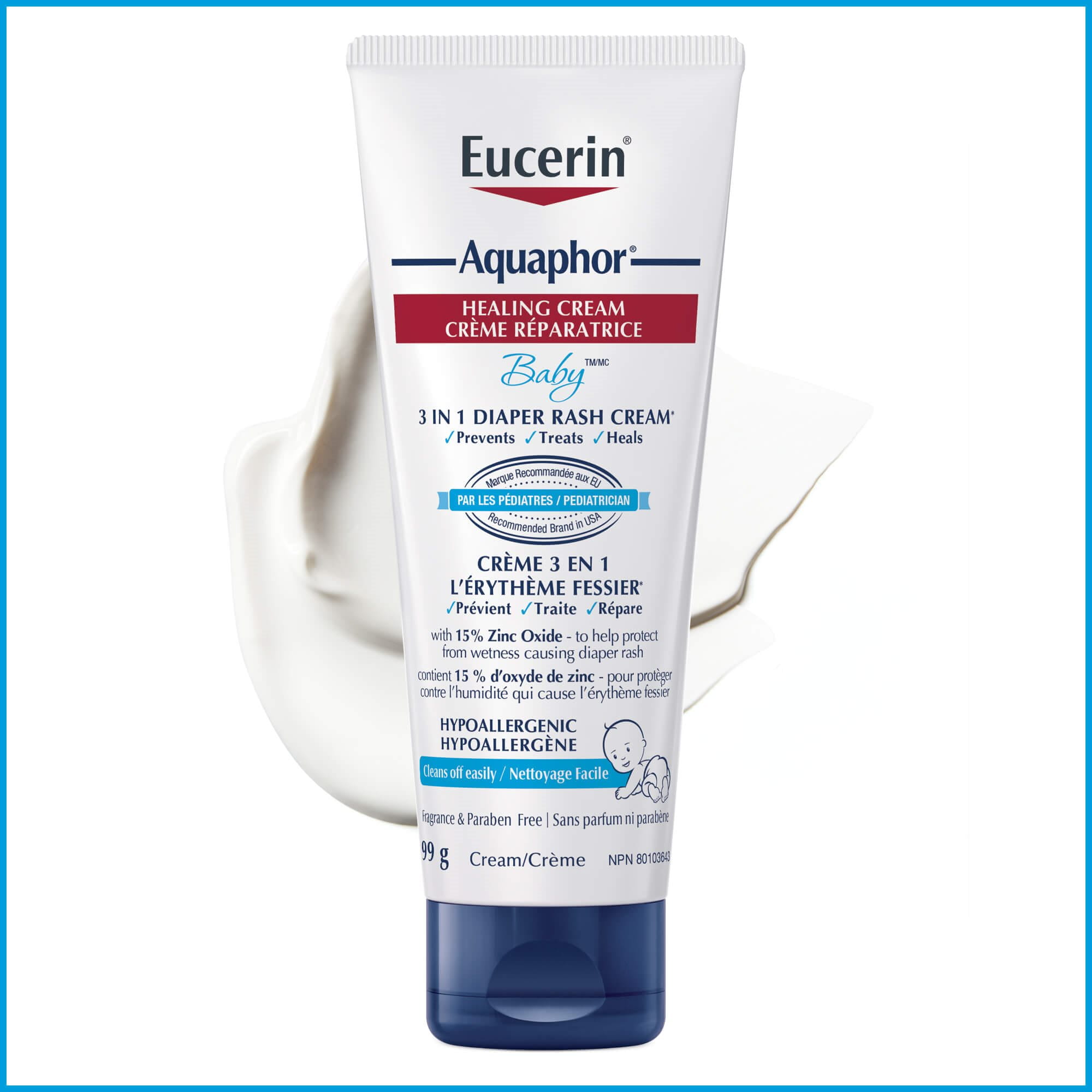 Aquaphor 3 in 1 diaper sales rash cream