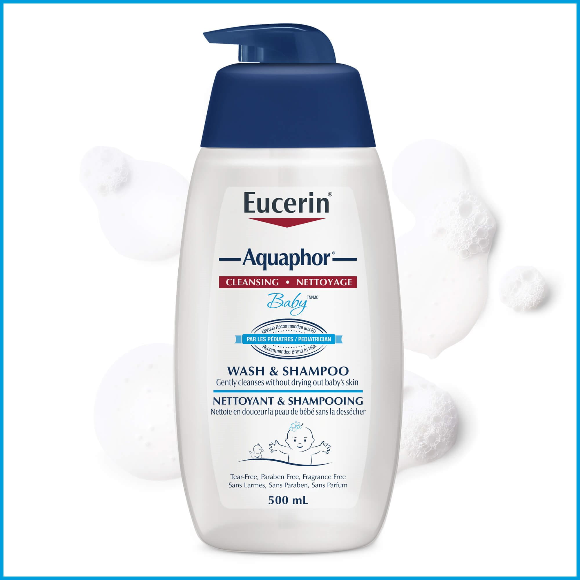 Eucerin baby sale wash and shampoo