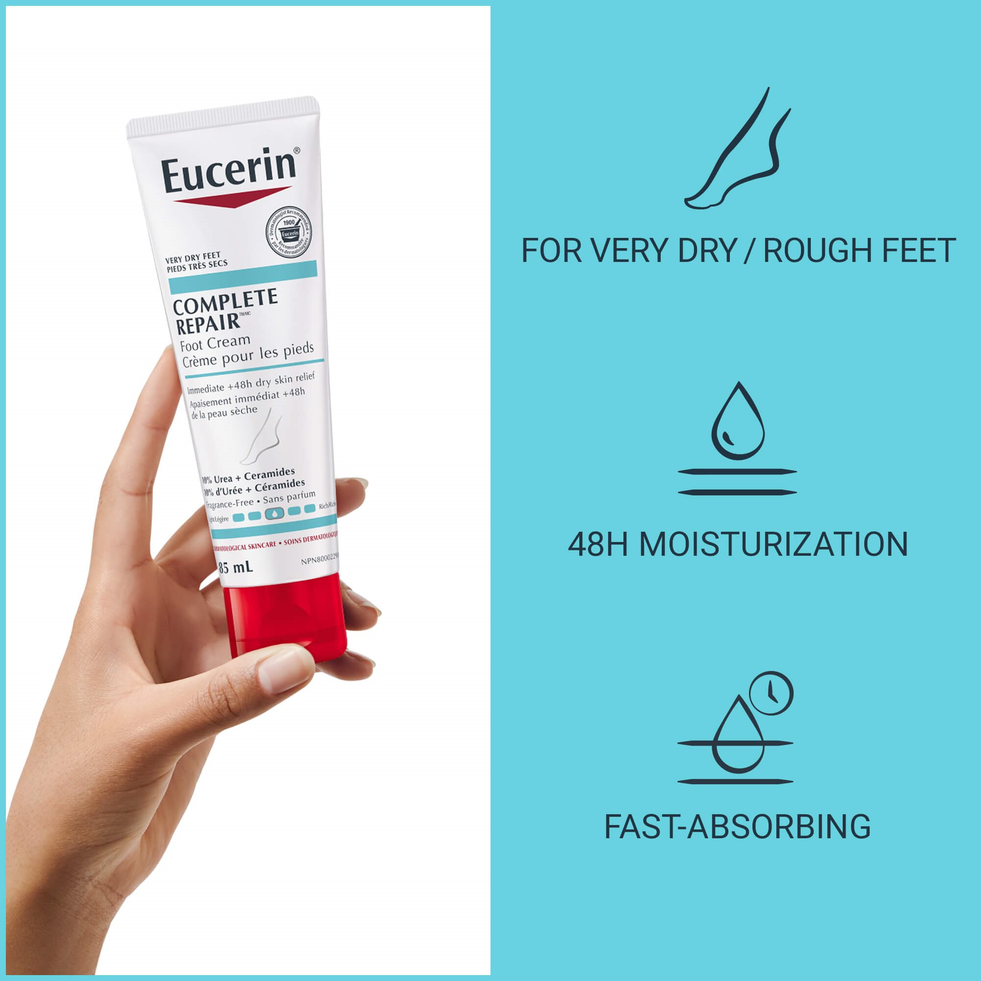 Eucerin intensive hot sale foot cream