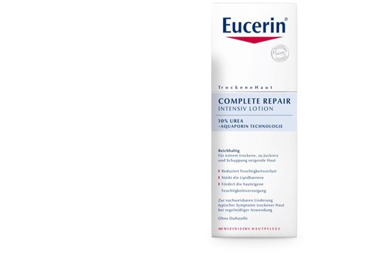 Насичений зволожуючий лосьйон для тіла для  дуже сухої шкіри Eucerin Complete Repair