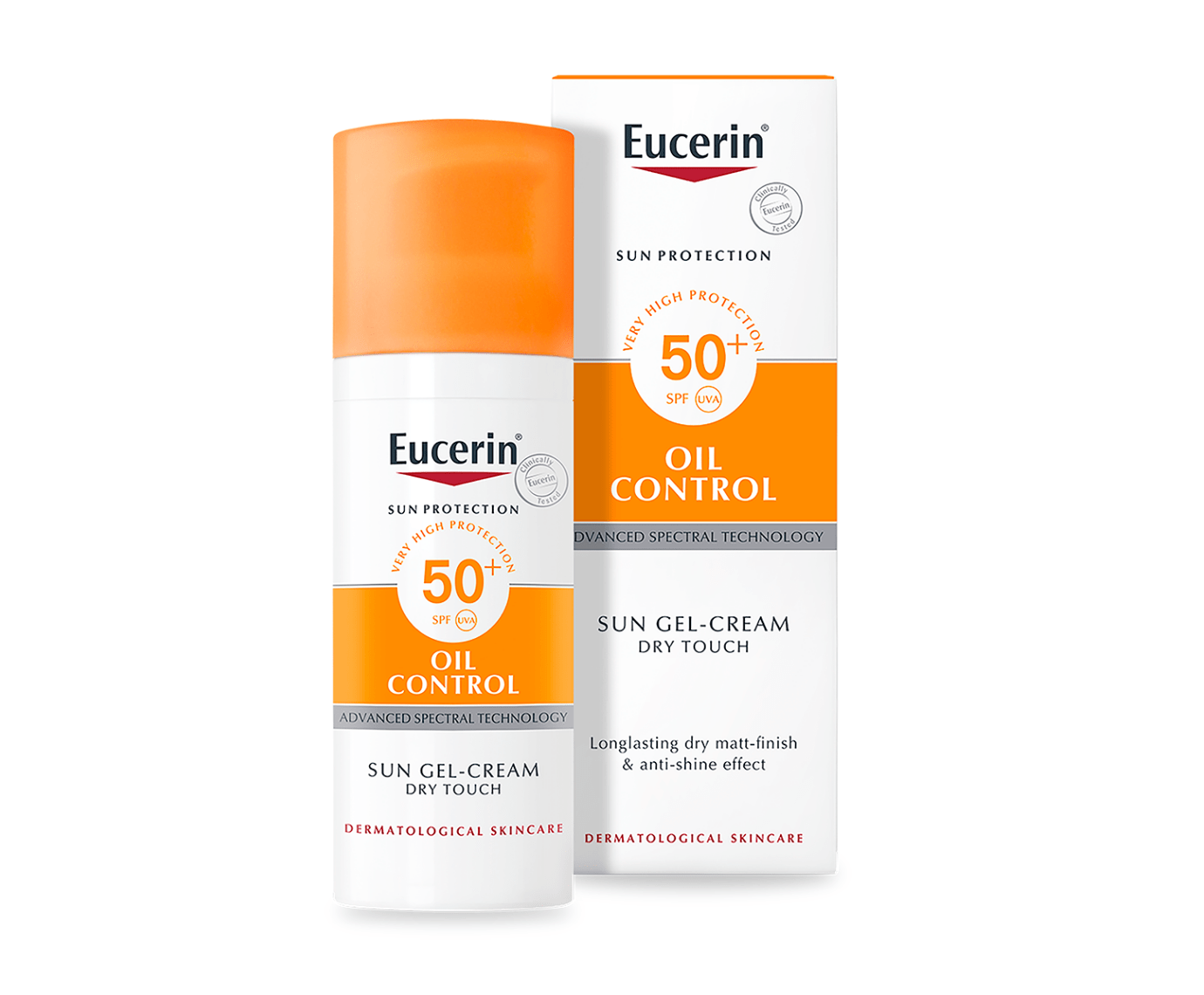 Packshot of Eucerin Sun Oil Control Gel SPF50