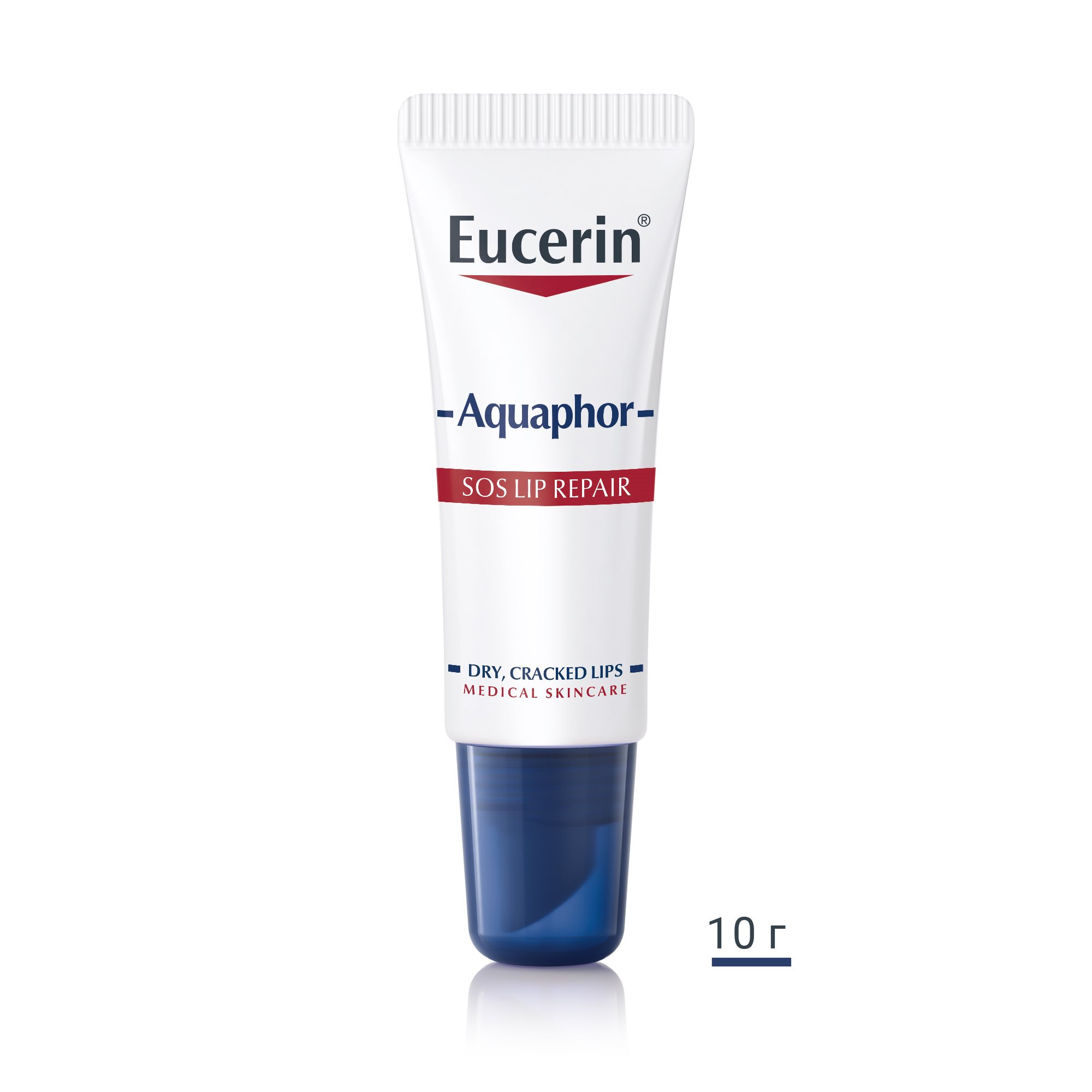 Eucerin Aquaphor Заспокоюючий відновлюючий бальзам для губ
