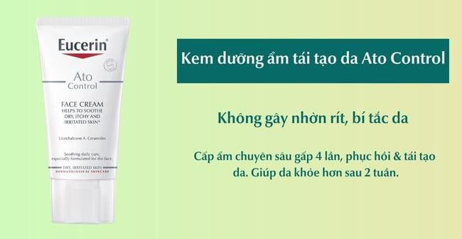 Cách chăm sóc da nhạy cảm vào mùa đông: Cấp ẩm cho da với kem dưỡng ẩm Eucerin cấp ẩm chuyên sâu gấp 4 lần