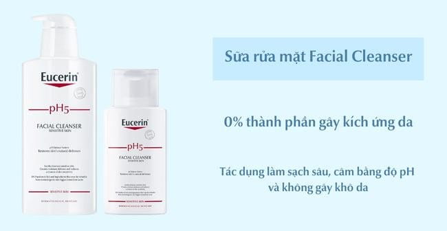 Cách sử dụng sữa rửa mặt hiệu quả với Facial Cleanser từ Eucerin