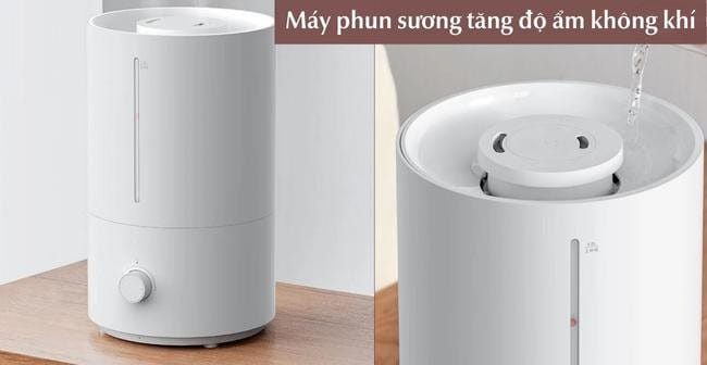 Sử dụng máy phun sương cung cấp độ ẩm cho không khí