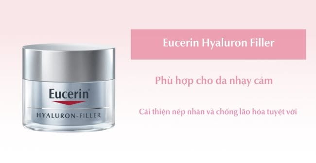 Kem dưỡng ẩm cho da nhạy cảm lão hóa ban đêm Eucerin Hyaluron-Filler Night Cream