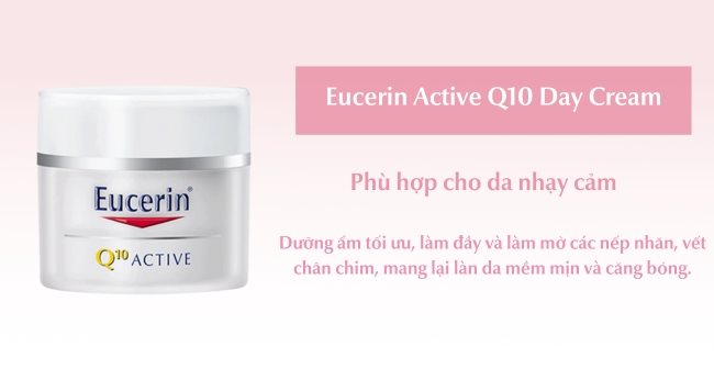 Kem dưỡng ẩm cho da nhạy cảm ban ngày Eucerin Q10 Active Day