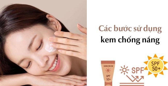 Cách sử dụng kem chống nắng SPF 50 đúng chuẩn, hiệu quả