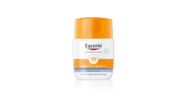 Kem chống nắng SPF50+ cho da thường và hỗn hợp Eucerin Sun Fluid Mattifying