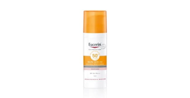 Kem chống nắng SPF50+ hỗ trợ dưỡng sáng Eucerin Sun Serum Double Whitening