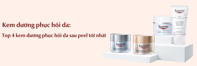 Kem dưỡng phục hồi da sau peel giúp tái tạo da hiệu quả