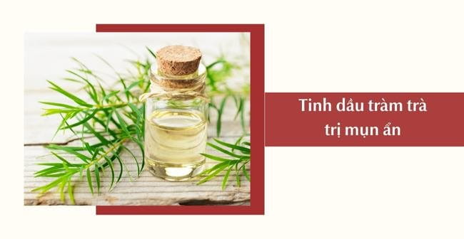 Tinh dầu tràm trà trị mụn