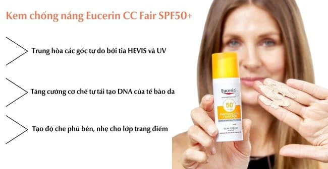 Kem chống nắng trang điểm CC Fair SPF50+