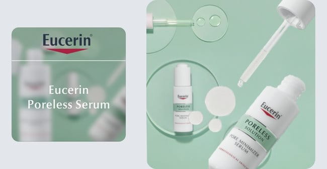 Tinh chất phục hồi da mụn, lỗ chân lông to Eucerin Poreless Serum