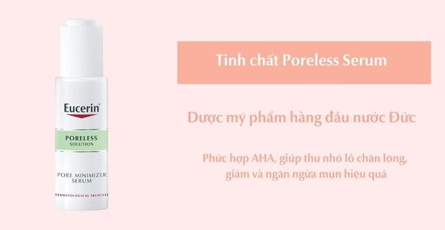 Tinh chất trị mụn cho da nhạy cảm Poreless Serum Eucerin