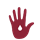 Dry hands icon