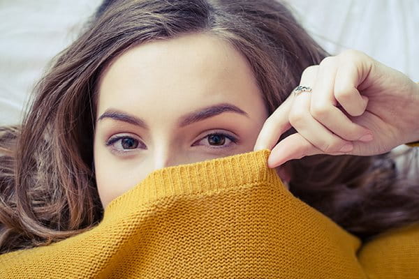 Girl with yellow sweater