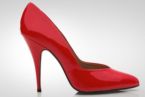 Look good in heels banner - red heel - Elastoplast