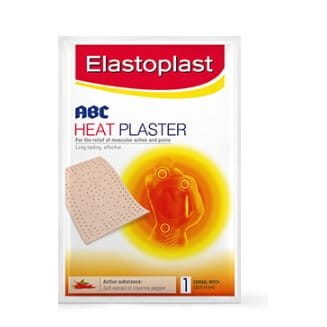 Elastoplast ABC Heat Plaster - Muscle Pain Relief with Soothing Heat