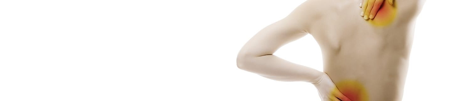 Rücken eines Mannes