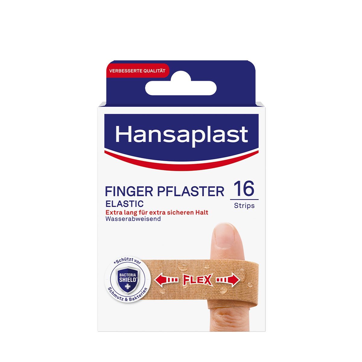 Hansaplast Elastic Fingerstrips Pflaster (16 Strips), extra lange