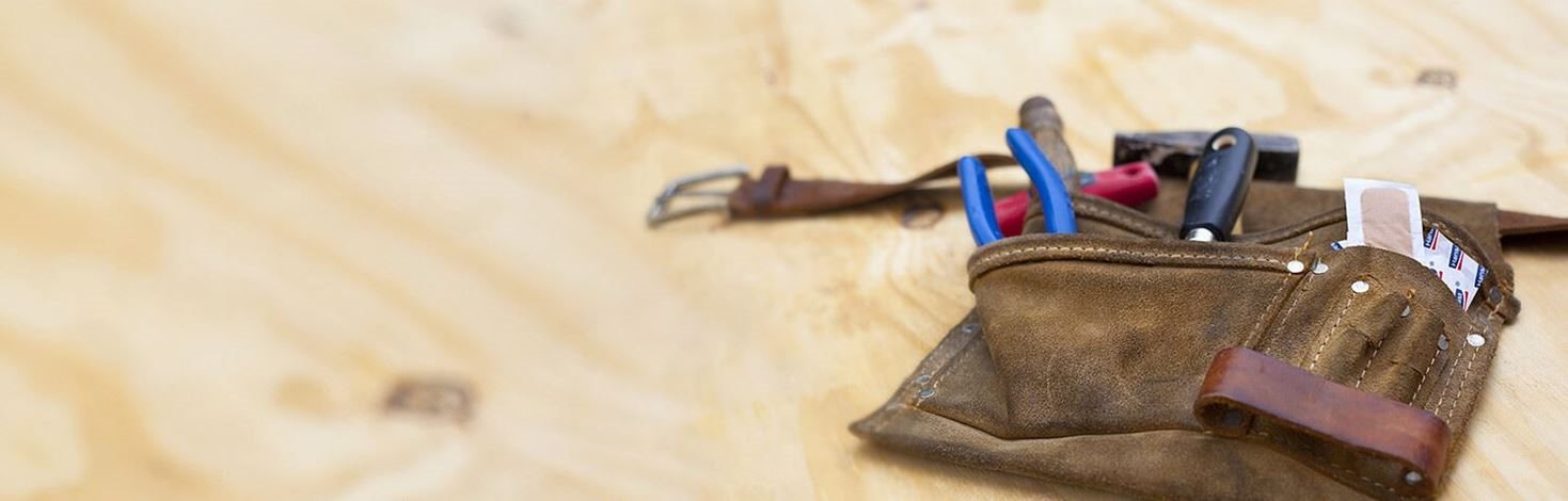 Heimwerker Gürtel mit Werkzeugen