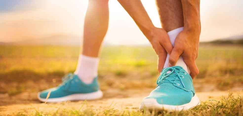 Treating a rolled ankle