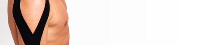 Shoulder pain strapping technique