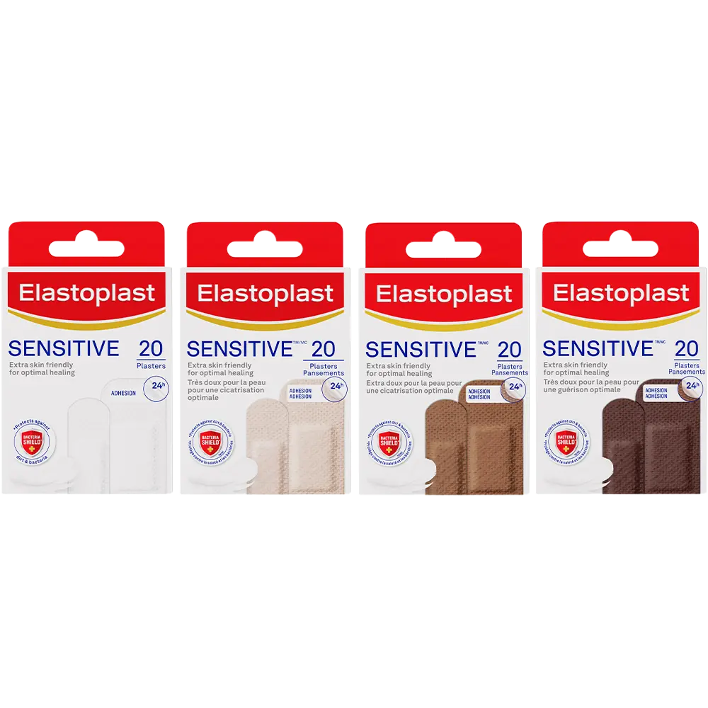 Elastoplast SensitiveTM Bandages For Light Skin Tones