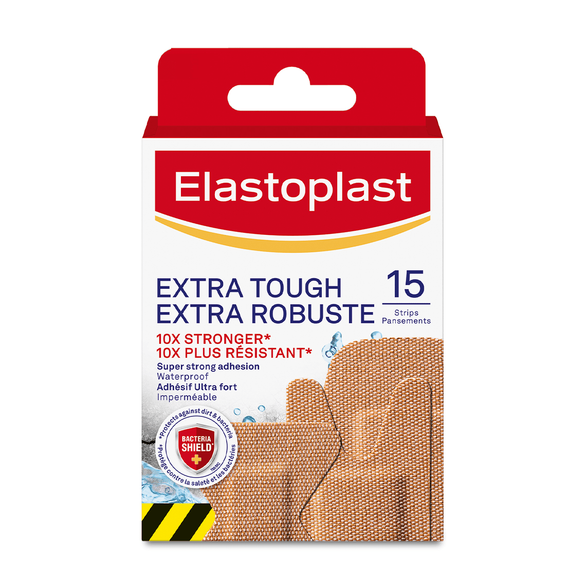 Elastoplast Extra Tough Waterproof Bandages Durable Wound Protection