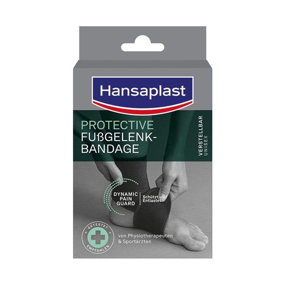 Hansaplast Protective Fußgelenk-Bandage - Bietet Schutz und Entlastung