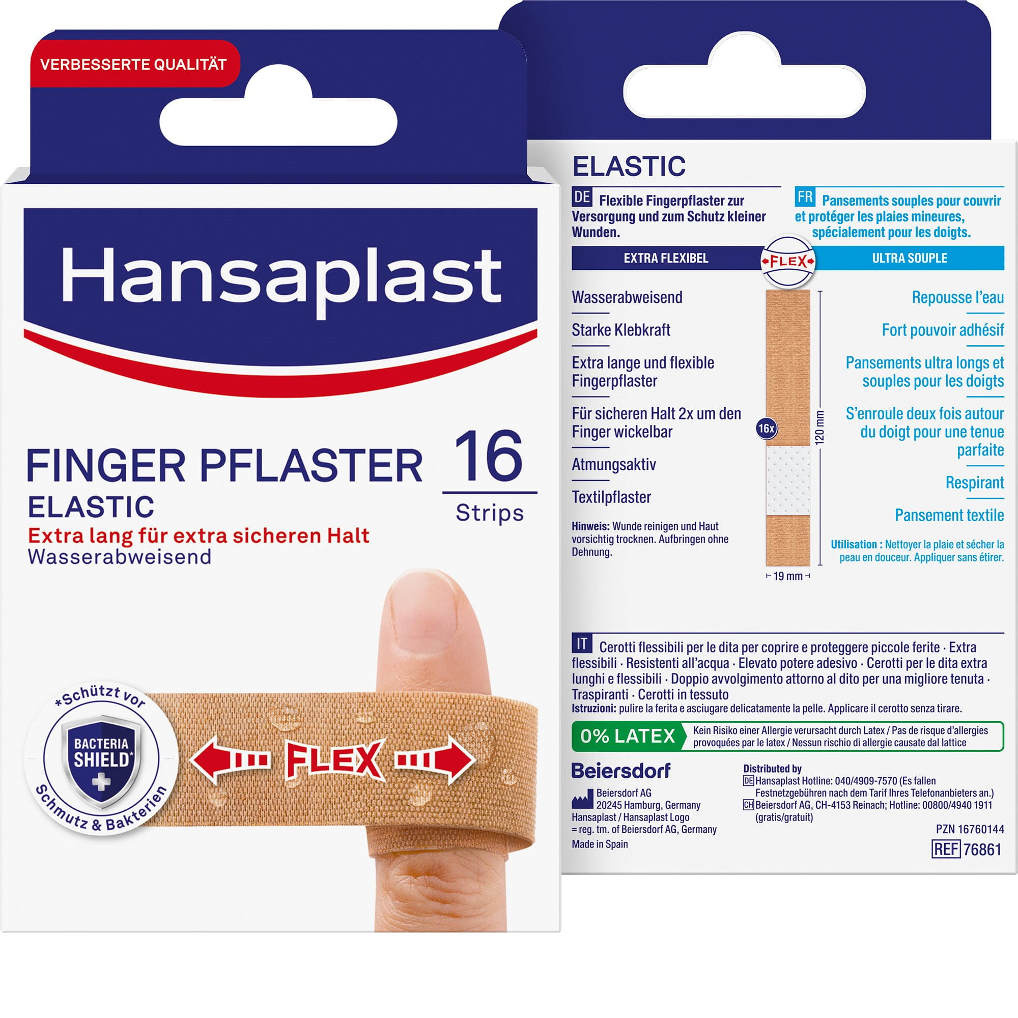 Fingerpflaster - elastisch & wasserabweisend