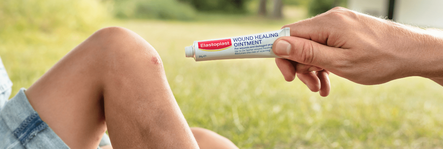 heal cuts fast with Elastoplast Wound Healing Ointment