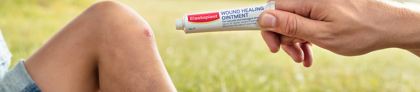 heal cuts fast with Elastoplast Wound Healing Ointment