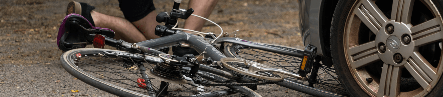 Cyclist accident with car