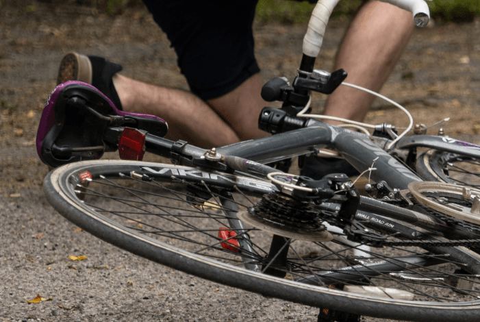 Cyclist accident with car