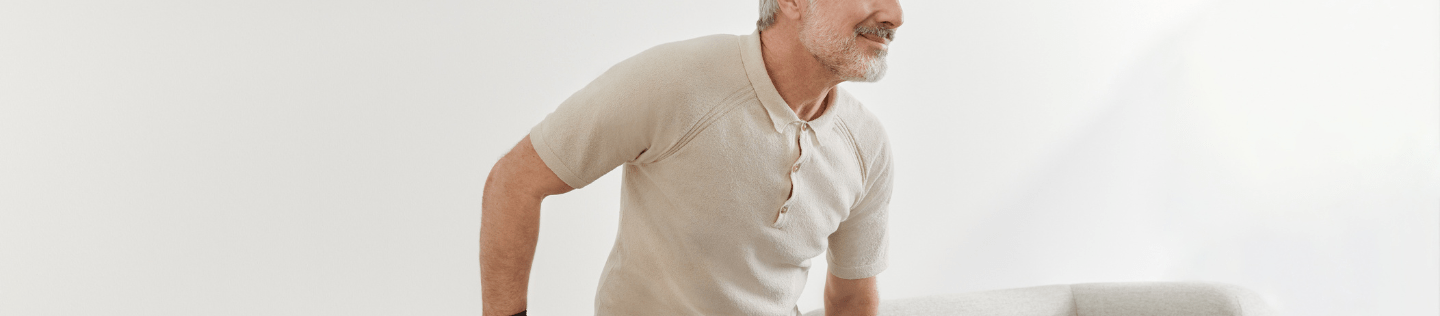 man wearing a wrist support