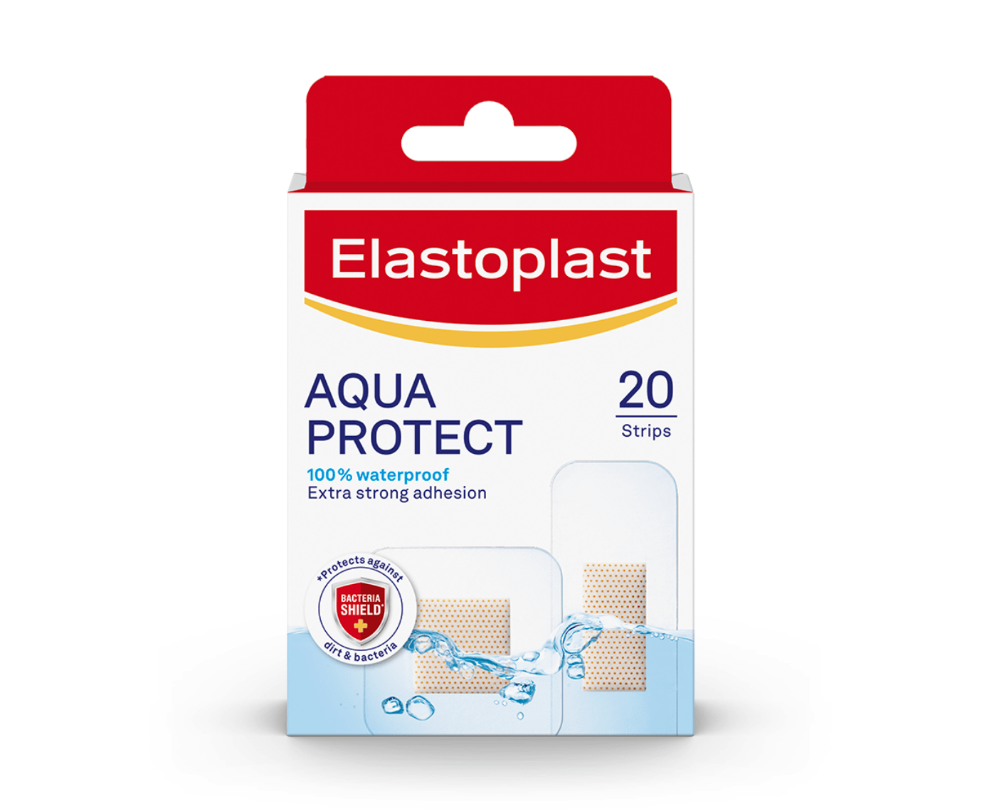 Packshot of Elastoplast Aqua Protect plasters