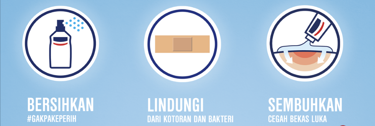  3 cara merawat luka dengan Hansaplast